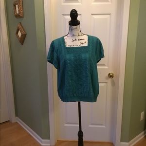 Cute Sonoma blue top XL
